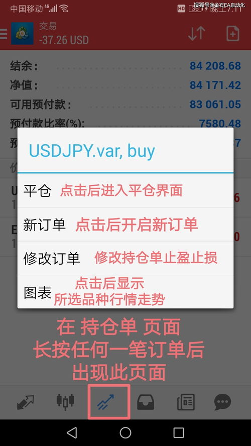 MT4手機軟件（Android版）使用指南與開發設計解析